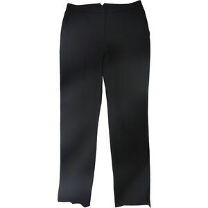 BCBG Womens Solid Casual Trouser Pants, Black, 30, DM